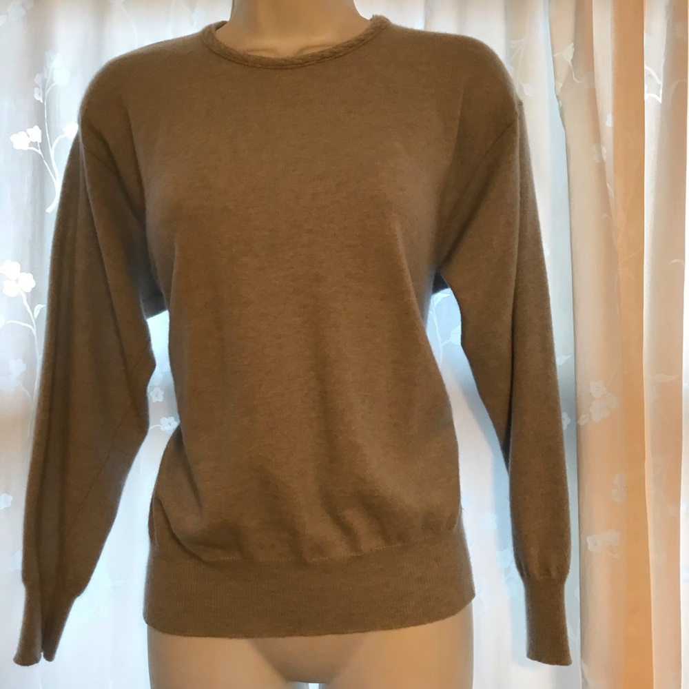 Pale blue acrylic sweater